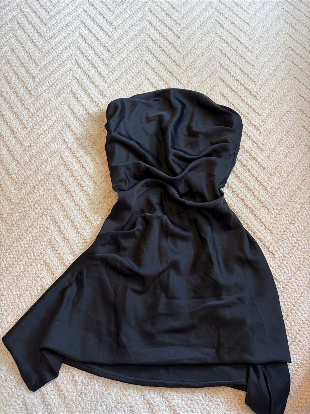 Forever 21 Black Strapless Mini Dress
